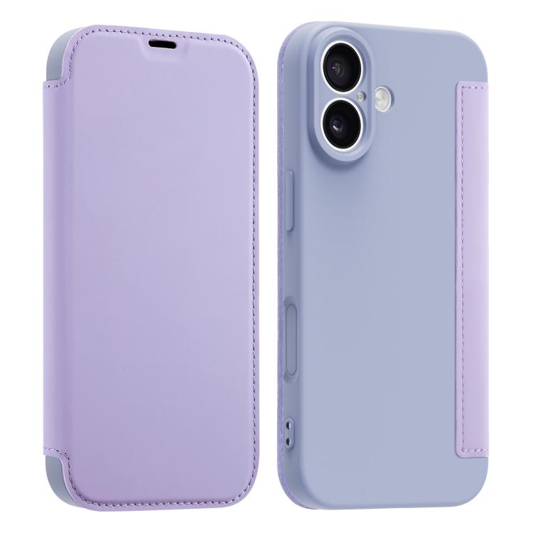 Capa para telemóvel em pele com sensação de pele líquida imitada e compartimentos para cartões, para iPhone 17 Pro Max, para iPhone 17 Pro, para iPhone 17, para iPhone Air