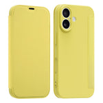 Capa para telemóvel em pele com sensação de pele líquida imitada e compartimentos para cartões, para iPhone 17 Pro Max, para iPhone 17 Pro, para iPhone 17, para iPhone Air