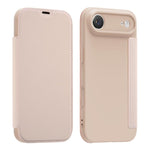 Capa para telemóvel em pele com sensação de pele líquida imitada e compartimentos para cartões, para iPhone 17 Pro Max, para iPhone 17 Pro, para iPhone 17, para iPhone Air