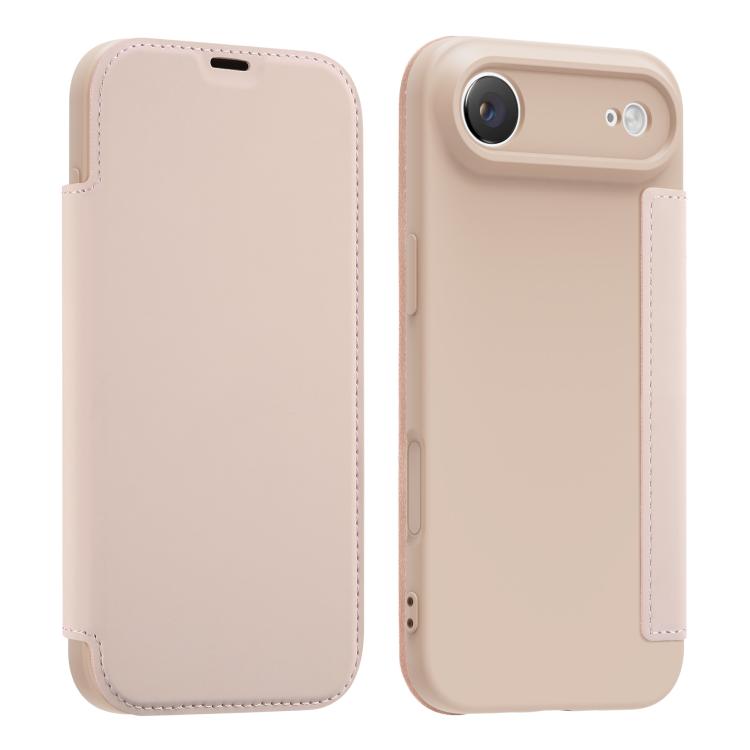 Capa para telemóvel em pele com sensação de pele líquida imitada e compartimentos para cartões, para iPhone 17 Pro Max, para iPhone 17 Pro, para iPhone 17, para iPhone Air
