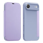 Capa para telemóvel em pele com sensação de pele líquida imitada e compartimentos para cartões, para iPhone 17 Pro Max, para iPhone 17 Pro, para iPhone 17, para iPhone Air