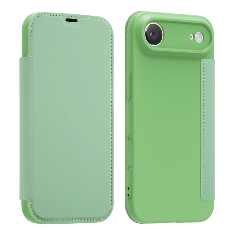 Capa para telemóvel em pele com sensação de pele líquida imitada e compartimentos para cartões, para iPhone 17 Pro Max, para iPhone 17 Pro, para iPhone 17, para iPhone Air