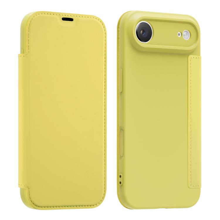 Capa para telemóvel em pele com sensação de pele líquida imitada e compartimentos para cartões, para iPhone 17 Pro Max, para iPhone 17 Pro, para iPhone 17, para iPhone Air
