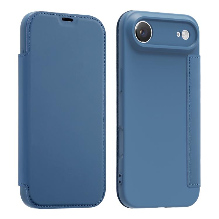 Capa para telemóvel em pele com sensação de pele líquida imitada e compartimentos para cartões, para iPhone 17 Pro Max, para iPhone 17 Pro, para iPhone 17, para iPhone Air