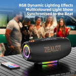 Altifalante Bluetooth Colorido Portátil Outdoor Zealot S127 100W