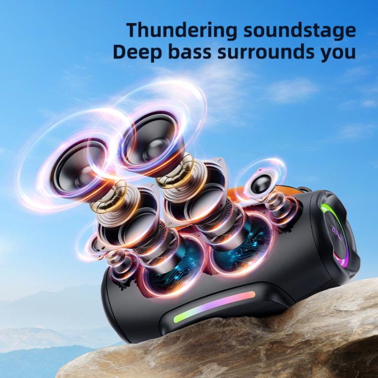 Altifalante Bluetooth RGB Portátil de Mão Outdoor Zealot S167 100W
