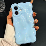 Capa para telemóvel TPU estilo nuvem à prova de choque, para iPhone 17 Pro Max, para iPhone 17 Pro, para iPhone 17, para iPhone Air, para iPhone 16 Pro Max, para iPhone 16 Pro, para iPhone 16 Plus, para iPhone 16