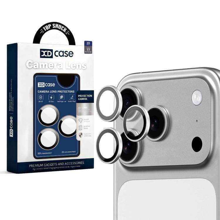 XDcase Protetor de Lente de Câmara Hawkeye AF + AR com Ferramenta de Alinhamento, Para iPhone 17 Pro Max, Para iPhone 17 Pro