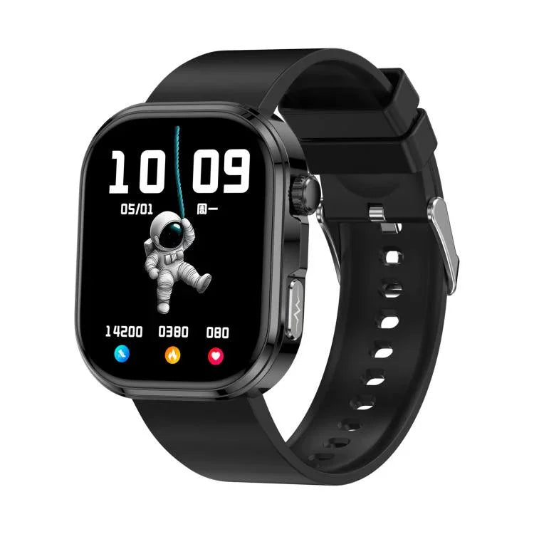 GE52 Ecrã HD Full Touch de 1,88 polegadas Smartwatch com Chamada BT Correia de Silicone, Suporta Monitorização de Saúde