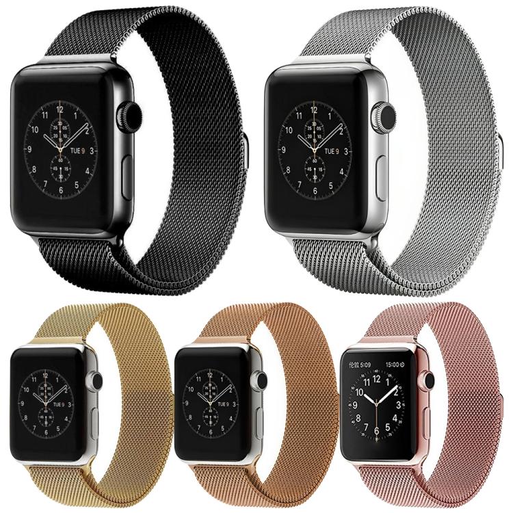 Pack de 5 Pulseiras Magnéticas em Metal Milanês xDfind, Para Apple Watch 42 / 44 / 45 / 46 / 49mm, Para Apple Watch 38 / 40 / 41 / S11 42mm