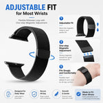 Pack de 5 Pulseiras Magnéticas em Metal Milanês xDfind, Para Apple Watch 42 / 44 / 45 / 46 / 49mm, Para Apple Watch 38 / 40 / 41 / S11 42mm