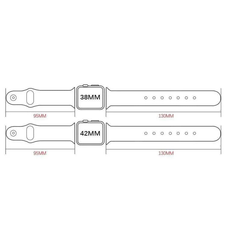 Pack de 5 Pulseiras em Pele Genuína com Fivela de Rebite xDfind, Para Apple Watch 42 / 44 / 45 / 46 / 49mm, Para Apple Watch 38 / 40 / 41 / S11 42mm