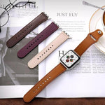 Pack de 5 Pulseiras em Pele Genuína com Fivela de Rebite xDfind, Para Apple Watch 42 / 44 / 45 / 46 / 49mm, Para Apple Watch 38 / 40 / 41 / S11 42mm