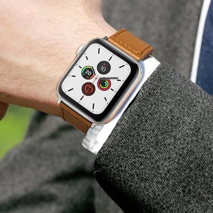 Pack de 5 Pulseiras em Pele Genuína com Fivela de Rebite xDfind, Para Apple Watch 42 / 44 / 45 / 46 / 49mm, Para Apple Watch 38 / 40 / 41 / S11 42mm