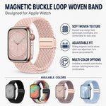 Pack de 5 Pulseiras Trançadas com Fivela Magnética xDfind, Para Apple Watch 42 / 44 / 45 / 46 / 49mm, Para Apple Watch 38 / 40 / 41 / S11 42mm