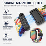 Pack de 5 Pulseiras Trançadas com Fivela Magnética xDfind, Para Apple Watch 42 / 44 / 45 / 46 / 49mm, Para Apple Watch 38 / 40 / 41 / S11 42mm
