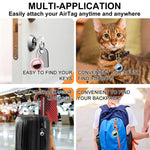 XDcase Pack de 2 Capas Protetoras Impermeáveis de TPU com Porta-chaves, Para AirTag 2ª Geração / 1ª Geração