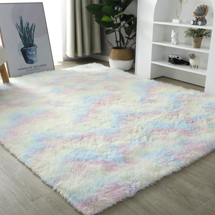 Tapete simples de gradiente para sofá, quarto e sala de estar, arco-íris 100x200cm, rosa roxo 100x200cm, cinza claro 100x200cm
