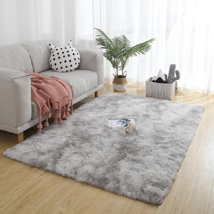 Tapete simples de gradiente para sofá, quarto e sala de estar, arco-íris 100x200cm, rosa roxo 100x200cm, cinza claro 100x200cm