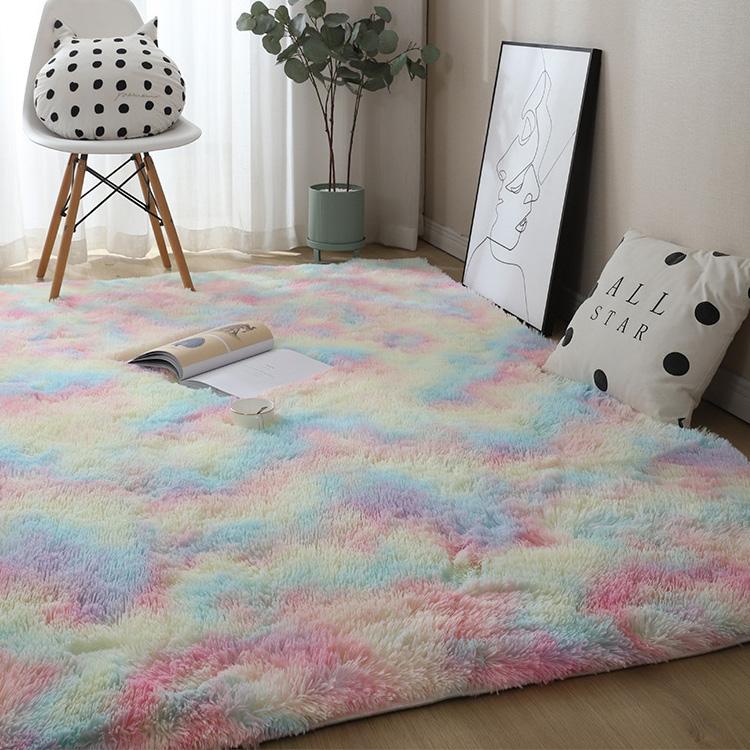Tapete simples de gradiente para sofá, quarto e sala de estar, arco-íris 100x200cm, rosa roxo 100x200cm, cinza claro 100x200cm