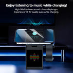 S5D 3 in 1 15W Multi-functional Touchscreen Wireless Charger with Bluetooth Speaker Function