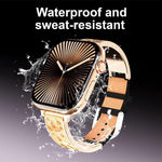 Pulseira Híbrida em Pele Genuína com Aço Inoxidável e Fivela Borboleta xDfind, Para Apple Watch 42 / 44 / 45 / 46 / 49mm, Para Apple Watch 38 / 40 / 41 / S11 42mm
