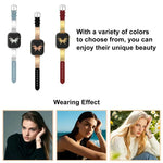 Pulseira Híbrida em Pele Genuína com Aço Inoxidável e Fivela Borboleta xDfind, Para Apple Watch 42 / 44 / 45 / 46 / 49mm, Para Apple Watch 38 / 40 / 41 / S11 42mm