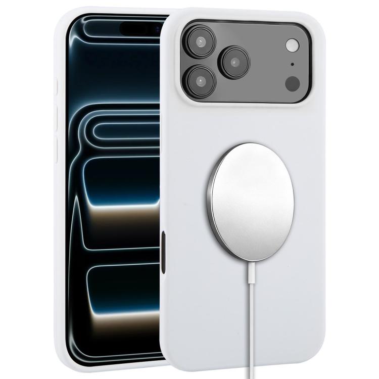 Capa para telemóvel MagSafe de silicone líquido com cobertura total, para iPhone 17 Pro Max, para iPhone 17 Pro, para iPhone 17, para iPhone Air