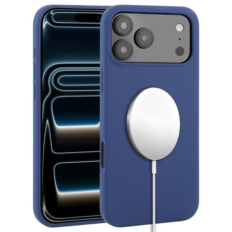 Capa para telemóvel MagSafe de silicone líquido com cobertura total, para iPhone 17 Pro Max, para iPhone 17 Pro, para iPhone 17, para iPhone Air