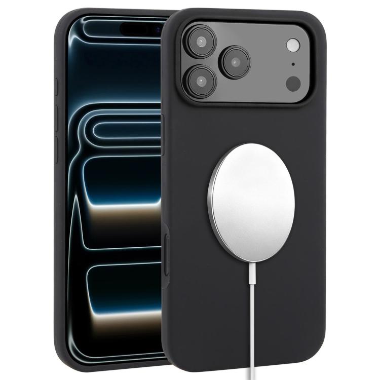 Capa para telemóvel MagSafe de silicone líquido com cobertura total, para iPhone 17 Pro Max, para iPhone 17 Pro, para iPhone 17, para iPhone Air