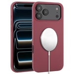 Capa para telemóvel MagSafe de silicone líquido com cobertura total, para iPhone 17 Pro Max, para iPhone 17 Pro, para iPhone 17, para iPhone Air