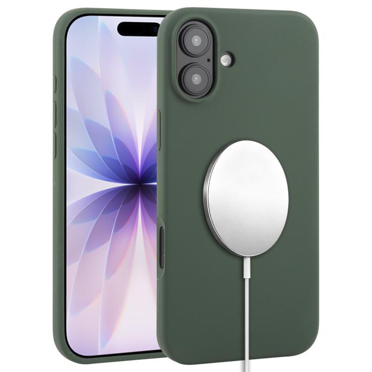 Capa para telemóvel MagSafe de silicone líquido com cobertura total, para iPhone 17 Pro Max, para iPhone 17 Pro, para iPhone 17, para iPhone Air