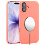 Capa para telemóvel MagSafe de silicone líquido com cobertura total, para iPhone 17 Pro Max, para iPhone 17 Pro, para iPhone 17, para iPhone Air