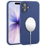 Capa para telemóvel MagSafe de silicone líquido com cobertura total, para iPhone 17 Pro Max, para iPhone 17 Pro, para iPhone 17, para iPhone Air