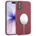 Capa para telemóvel MagSafe de silicone líquido com cobertura total, para iPhone 17 Pro Max, para iPhone 17 Pro, para iPhone 17, para iPhone Air