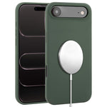 Capa para telemóvel MagSafe de silicone líquido com cobertura total, para iPhone 17 Pro Max, para iPhone 17 Pro, para iPhone 17, para iPhone Air