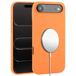 Capa para telemóvel MagSafe de silicone líquido com cobertura total, para iPhone 17 Pro Max, para iPhone 17 Pro, para iPhone 17, para iPhone Air