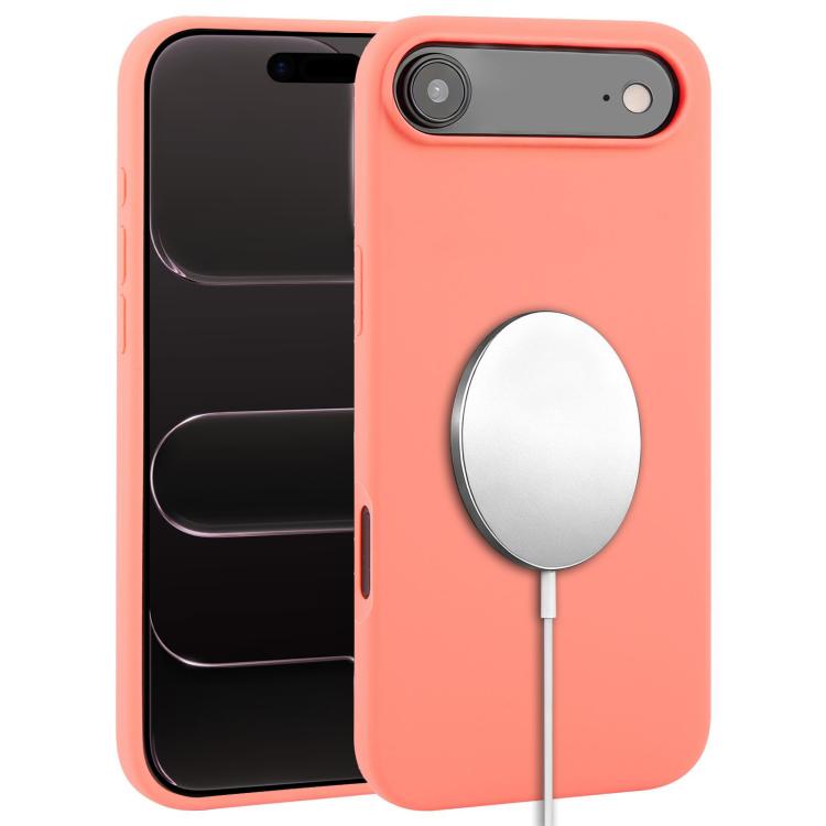 Capa para telemóvel MagSafe de silicone líquido com cobertura total, para iPhone 17 Pro Max, para iPhone 17 Pro, para iPhone 17, para iPhone Air