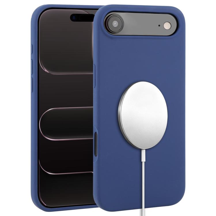 Capa para telemóvel MagSafe de silicone líquido com cobertura total, para iPhone 17 Pro Max, para iPhone 17 Pro, para iPhone 17, para iPhone Air