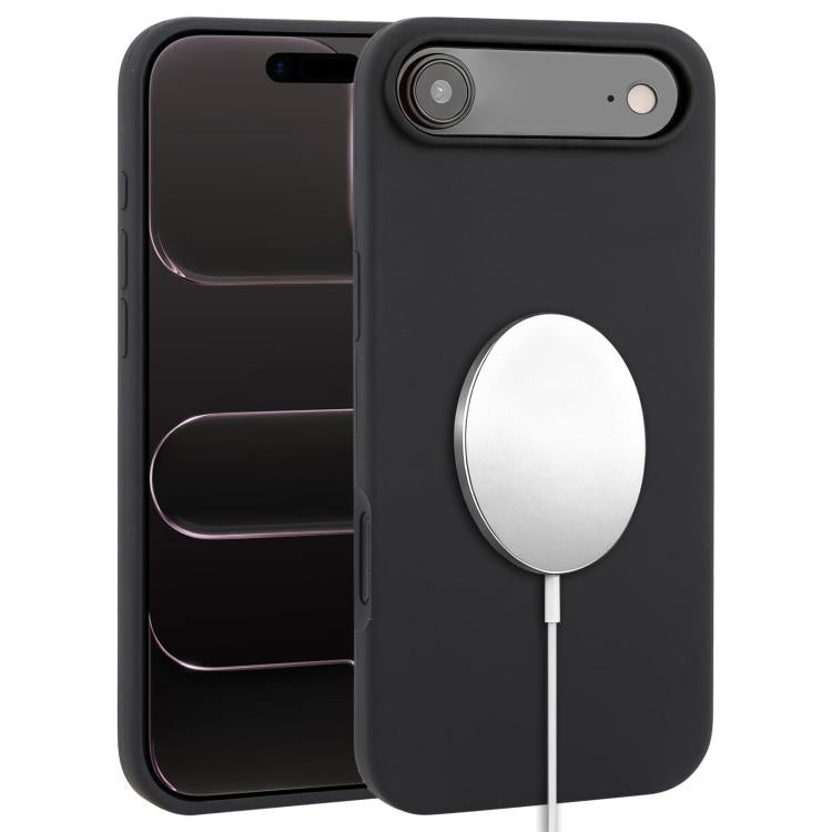 Capa para telemóvel MagSafe de silicone líquido com cobertura total, para iPhone 17 Pro Max, para iPhone 17 Pro, para iPhone 17, para iPhone Air