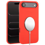 Capa para telemóvel MagSafe de silicone líquido com cobertura total, para iPhone 17 Pro Max, para iPhone 17 Pro, para iPhone 17, para iPhone Air