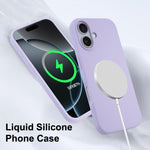 Capa para telemóvel MagSafe de silicone líquido com cobertura total, para iPhone 17 Pro Max, para iPhone 17 Pro, para iPhone 17, para iPhone Air