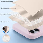 Capa para telemóvel MagSafe de silicone líquido com cobertura total, para iPhone 17 Pro Max, para iPhone 17 Pro, para iPhone 17, para iPhone Air