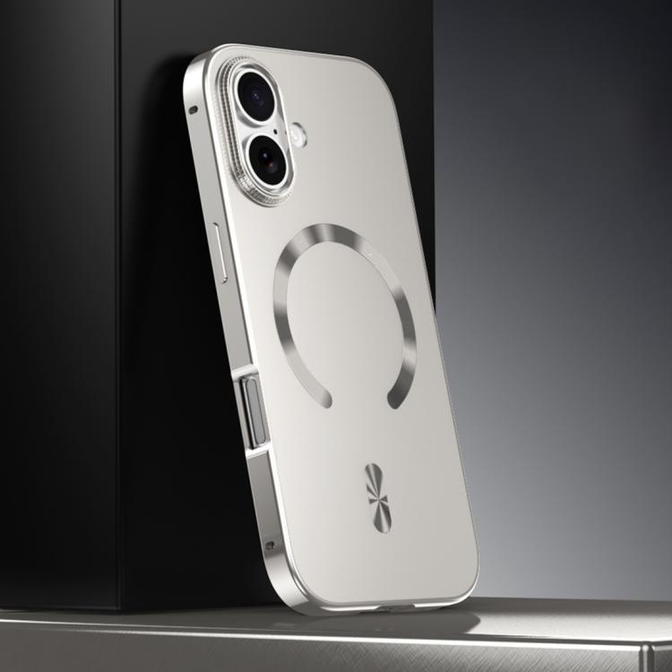Capa para telemóvel MagSafe de liga metálica com escudo magnético fosco, para iPhone 17 Pro Max, para iPhone 17 Pro, para iPhone 17, para iPhone Air, para iPhone 16 Pro Max, para iPhone 16 Pro, para iPhone 15 Pro Max, para iPhone 15 Pro