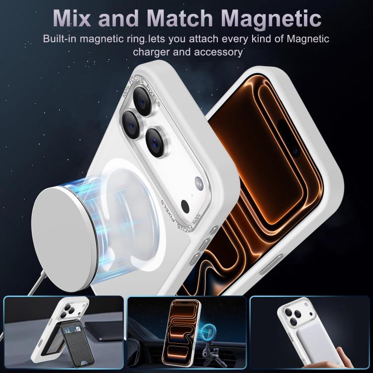 Capa para telemóvel magnética XDcase com estrutura metálica para lente e sensação de pele, para iPhone 17 Pro Max, para iPhone 17 Pro, para iPhone 17