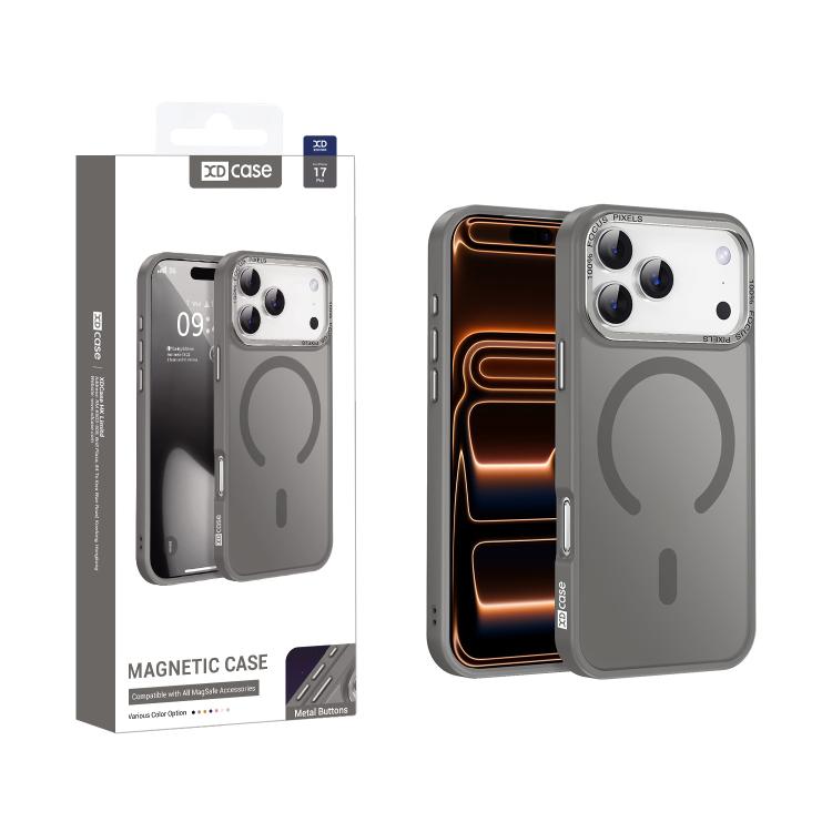 Capa para telemóvel magnética XDcase com estrutura metálica para lente e sensação de pele, para iPhone 17 Pro Max, para iPhone 17 Pro, para iPhone 17