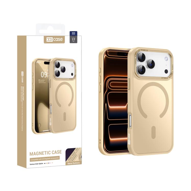 Capa para telemóvel magnética XDcase com estrutura metálica para lente e sensação de pele, para iPhone 17 Pro Max, para iPhone 17 Pro, para iPhone 17