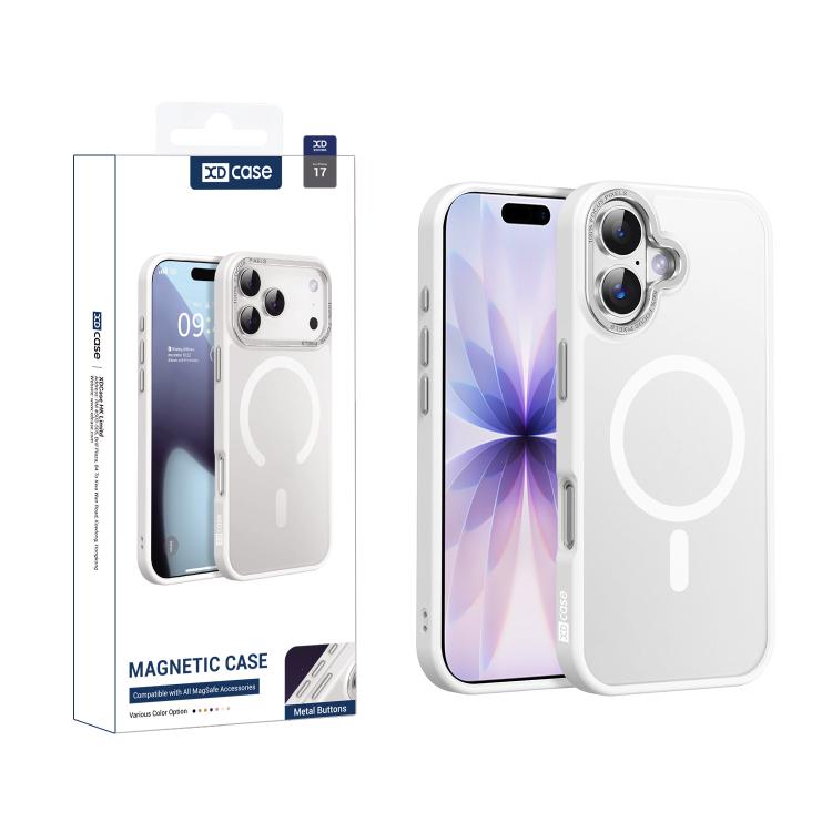 Capa para telemóvel magnética XDcase com estrutura metálica para lente e sensação de pele, para iPhone 17 Pro Max, para iPhone 17 Pro, para iPhone 17