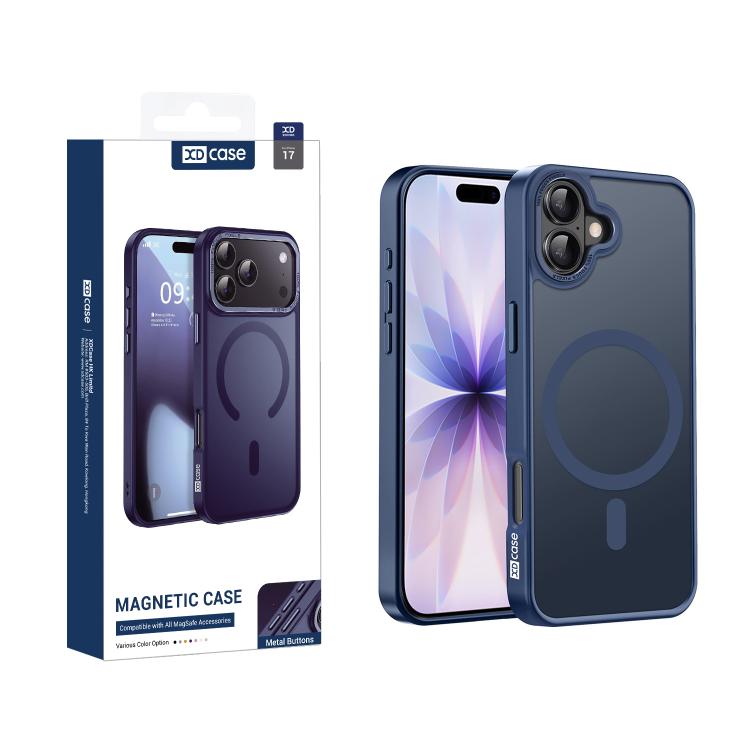 Capa para telemóvel magnética XDcase com estrutura metálica para lente e sensação de pele, para iPhone 17 Pro Max, para iPhone 17 Pro, para iPhone 17