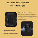 Coluna Bluetooth Karaoke Mini Portátil YS-219 com 2 Microfones